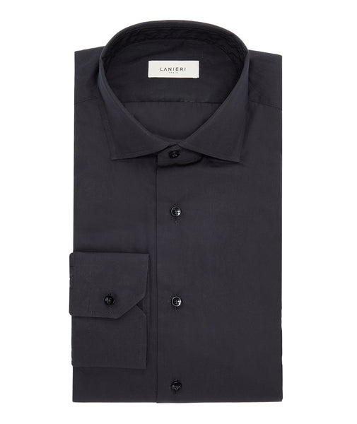 Chemise de cérémonie en coton noire