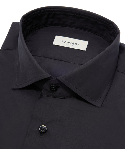 Chemise de cérémonie en coton noire