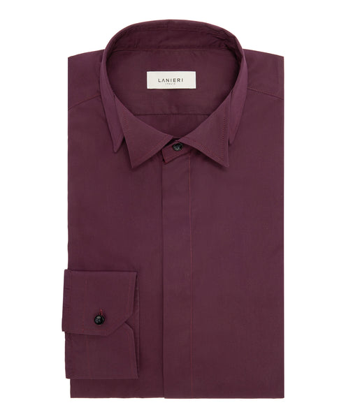 Bordeaux formal cotton shirt