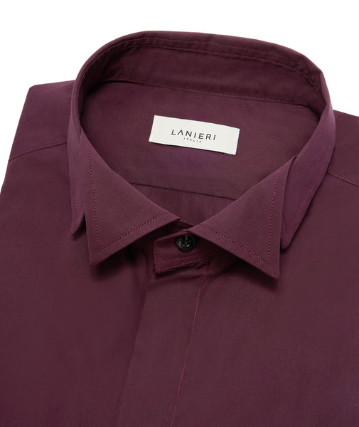 Bordeaux formal cotton shirt