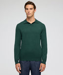Pull en cachemire vert