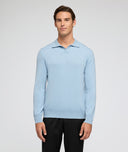 Jersey en cachemira azul claro