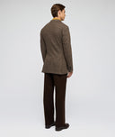 Brown knickerbocker wool jacket