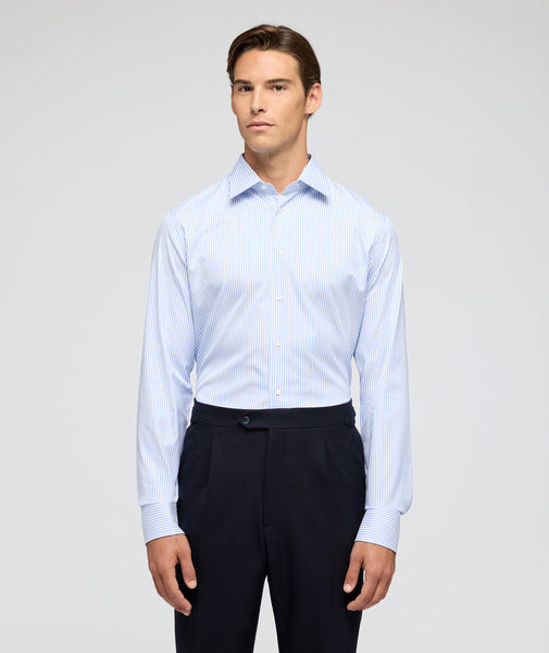 Camicia Righe Azzurre Pinpoint