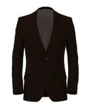 Jacket in smooth burgundy velvet