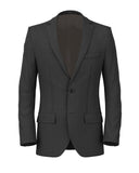 Jacket in crease-resistant grey wool